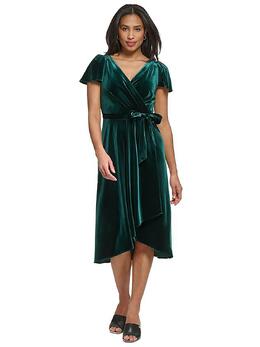 DKNY: Бархатное платье 