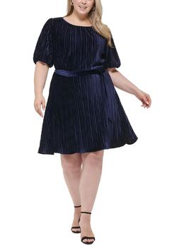 DKNY: Плиссированное платье 