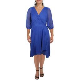 DKNY: Шифоновое платье 