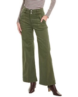 Frame Denim: Зелёные джинсы 
