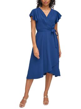 DKNY: Плиссированное платье 