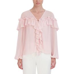 BCBGMAXAZRIA: Прозрачный топ 