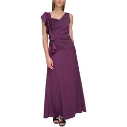 DKNY: Атласное платье 