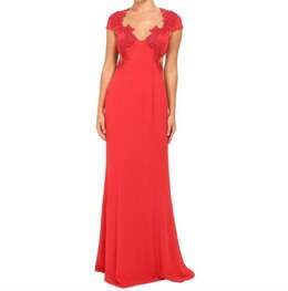 Marchesa: Красное платье 