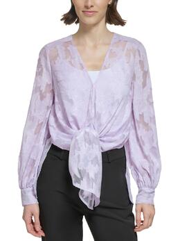 Donna Karan: Блуза из полиэстера 