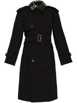 Burberry: Чёрное пальто 