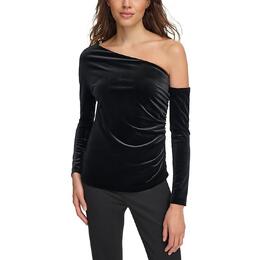 Donna Karan: Бархатная блуза 