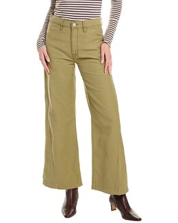 Frame Denim: Зелёные джинсы 