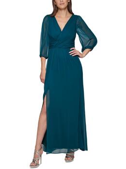 DKNY: Шифоновое платье 