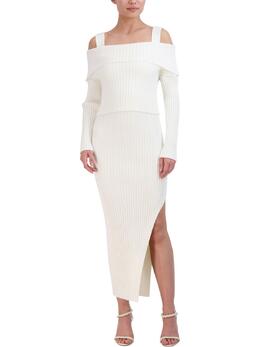 BCBGMAXAZRIA: Платье с разрезом 