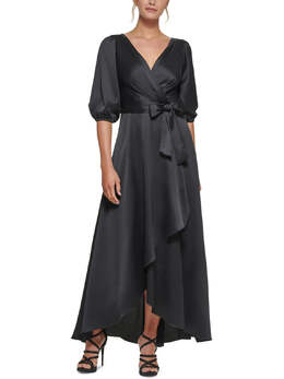 DKNY: Атласное платье 