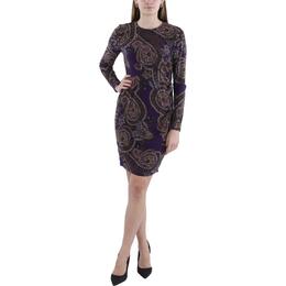 Lauren Ralph Lauren: Фиолетовое платье 