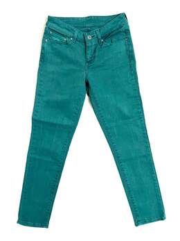 Levi's: Зелёные джинсы 