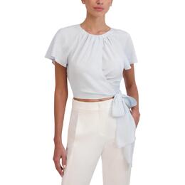 BCBGMAXAZRIA: Синий топ 