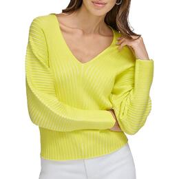 DKNY: Свитер с v-образным вырезом 