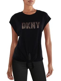 DKNY: Чёрная футболка 