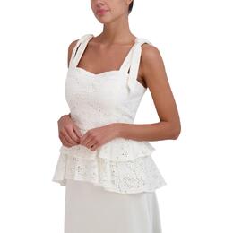 BCBGMAXAZRIA: Топ с вышивкой 