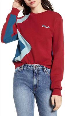 Fila: Красная толстовка 