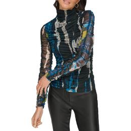 DKNY: Свитер в сетку 