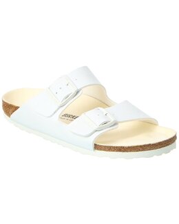 Birkenstock: Белые сандалии  Arizona Birko Flor