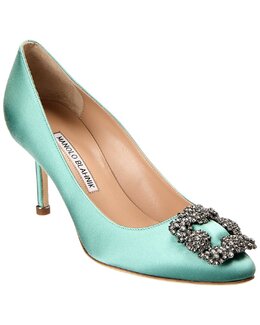 Manolo Blahnik: Зелёные туфли  Hangisi 90