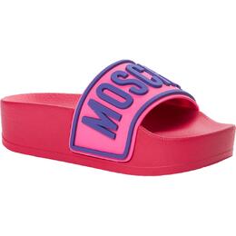Moschino: Розовые шлёпанцы 