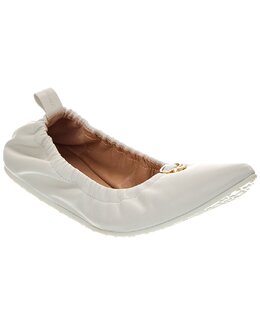 Gianvito Rossi: Белые балетки 