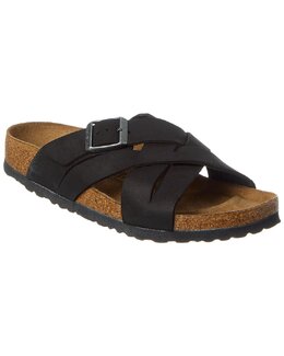 Birkenstock: Чёрные сандалии 