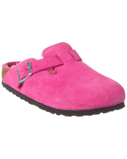 Birkenstock: Розовые сабо  Boston