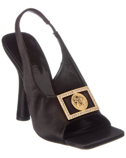 Versace: Чёрные босоножки  Medusa