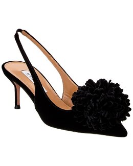 Aquazzura: Синие туфли 