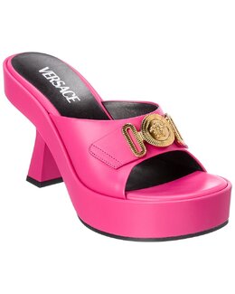 Versace: Розовые сандалии  Medusa Biggie