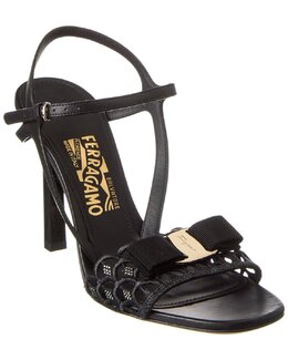 Salvatore Ferragamo: Чёрные сандалии 