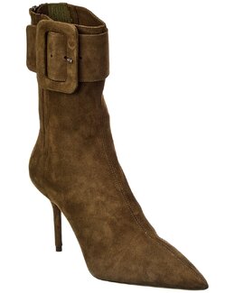 Aquazzura: Зелёные ботинки 