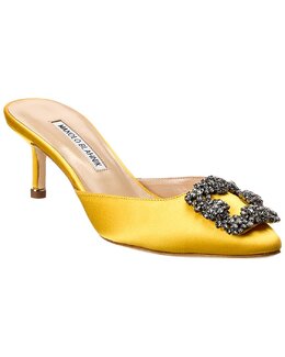 Manolo Blahnik: Жёлтые сабо 