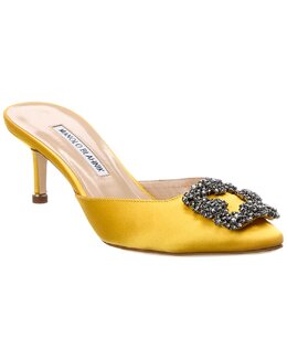 Manolo Blahnik: Жёлтые сабо 