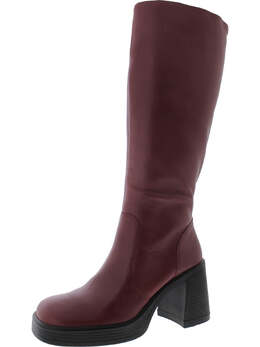 Steve Madden: Бордовые сапоги 