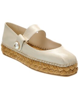 JIMMY CHOO: Белые мокасины 