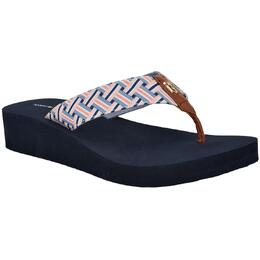 Tommy Hilfiger: Синие босоножки  Multi