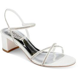 Badgley Mischka: Белые сандалии 