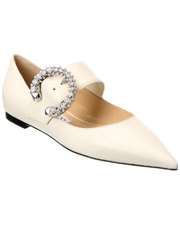 JIMMY CHOO: Белые балетки 