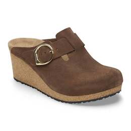 Birkenstock: Тёмные сабо 