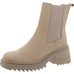 Steve Madden: Бежевые ботинки 