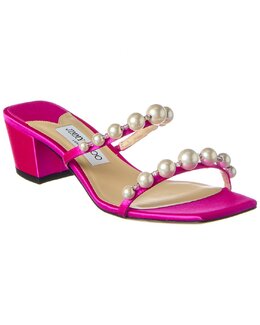 JIMMY CHOO: Розовые босоножки  Amara 45