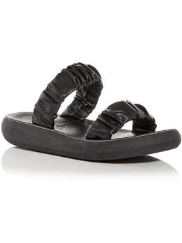 Ancient Greek Sandals: Чёрные сандалии  Melia