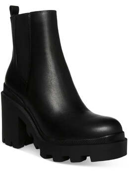 Steve Madden: Чёрные ботинки 