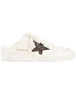 Golden Goose: Белые сабо  Ball Star