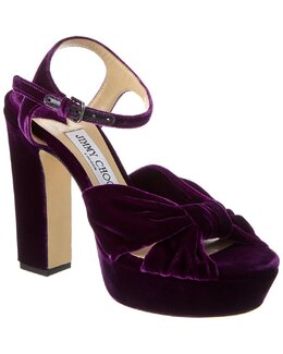 JIMMY CHOO: Фиолетовые босоножки 