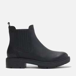 Timberland: Чёрные ботинки 