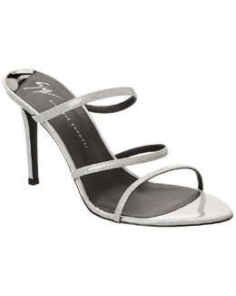 Giuseppe Zanotti: Серебристые сандалии 